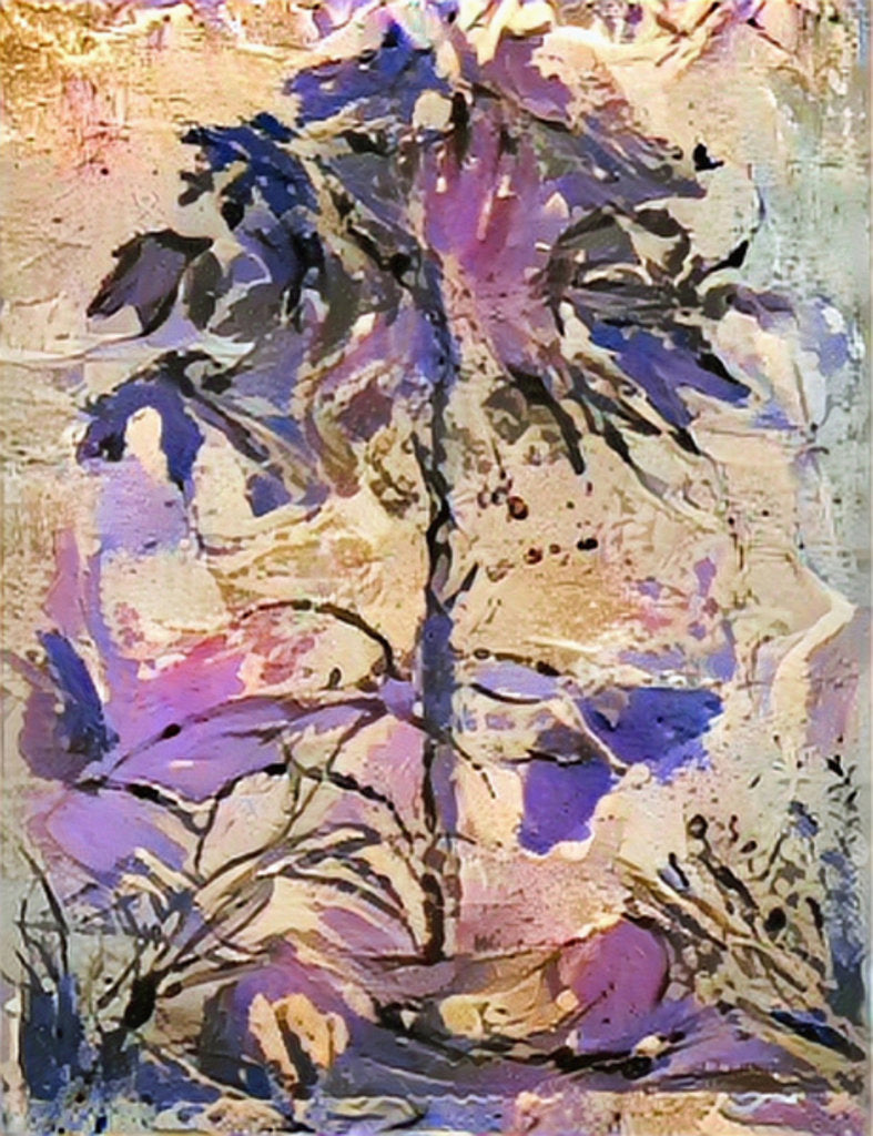 Detail of Butterflies and tree by Mark Gordon