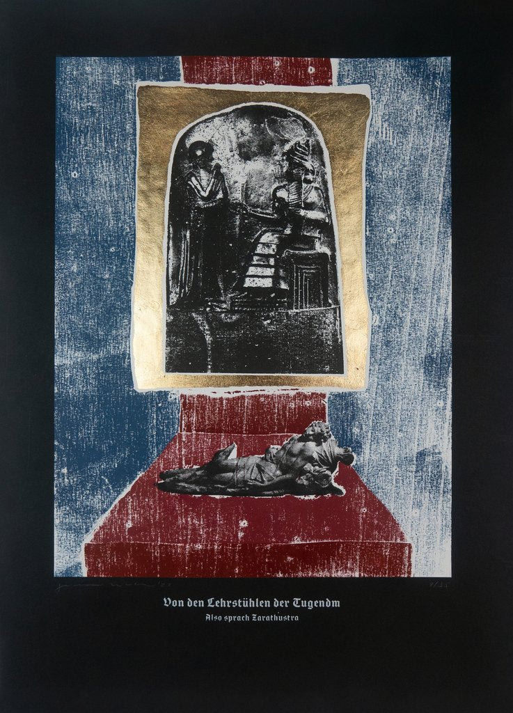 Detail of On The Teachers of Virtue, Thus Spoke Zarathustra, 2023 by Guilherme Pontes