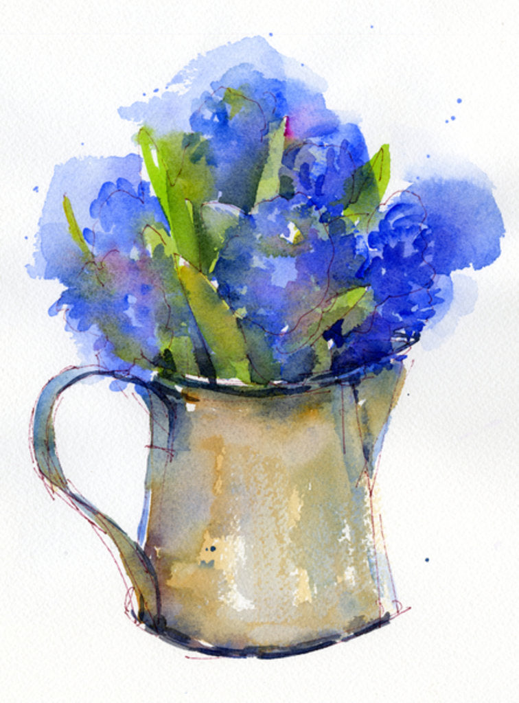 Detail of Hyacinth in pitcher, 2014 by John Keeling
