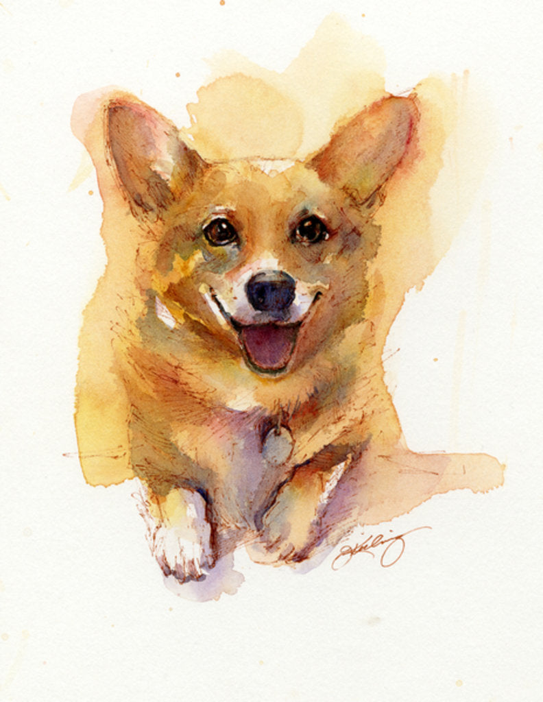 Detail of Ellie portrait, 2017 by John Keeling