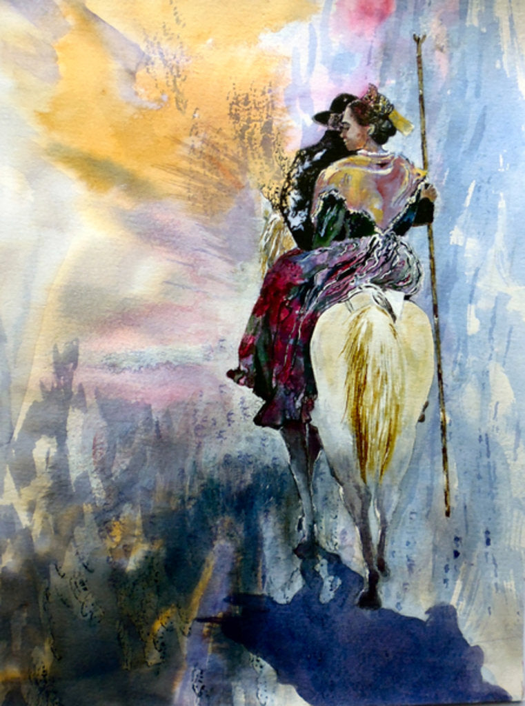 Detail of Arlesian Fiesta, 2015 by Mary Smith