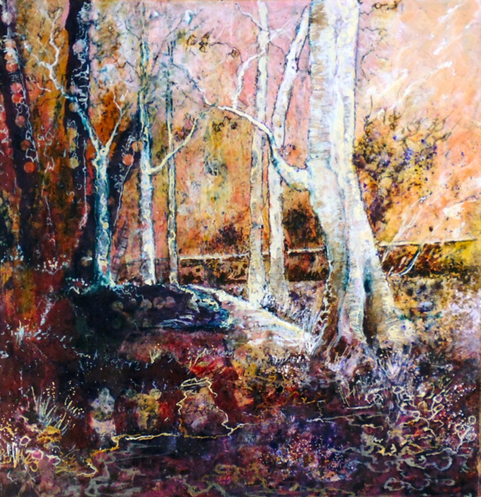 Detail of Winter forest, 2015 by Mary Smith