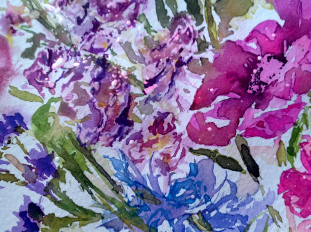Detail of mothers day bouquet, 2017 by Mary Smith