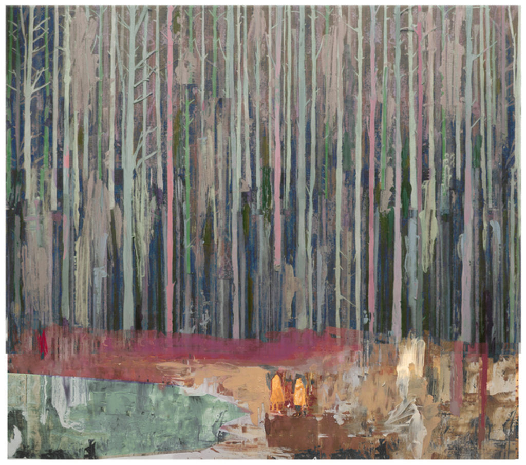Detail of Forest's Edge, 2017 by David McConochie
