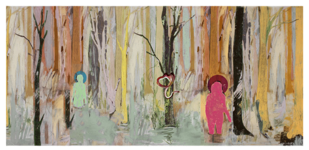 Detail of Strange Eden # 2, 2017 by David McConochie