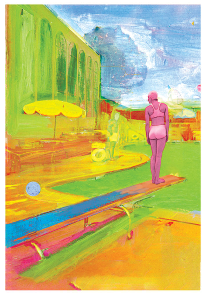 Detail of The Green Pool, 2016 by David McConochie