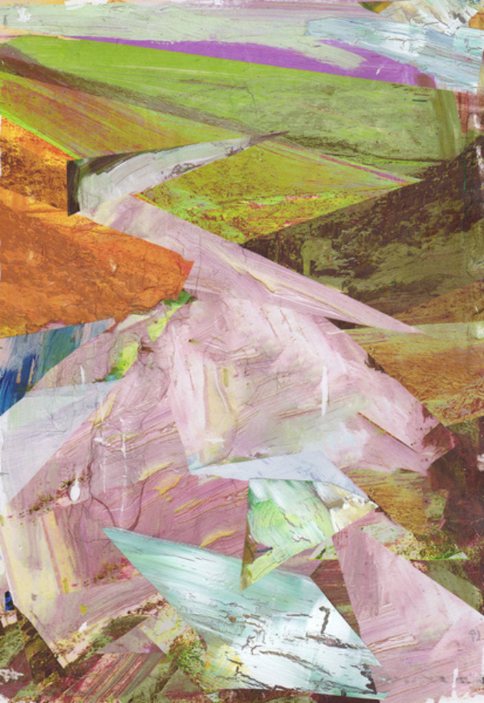 Detail of Paper River, 2017 by David McConochie