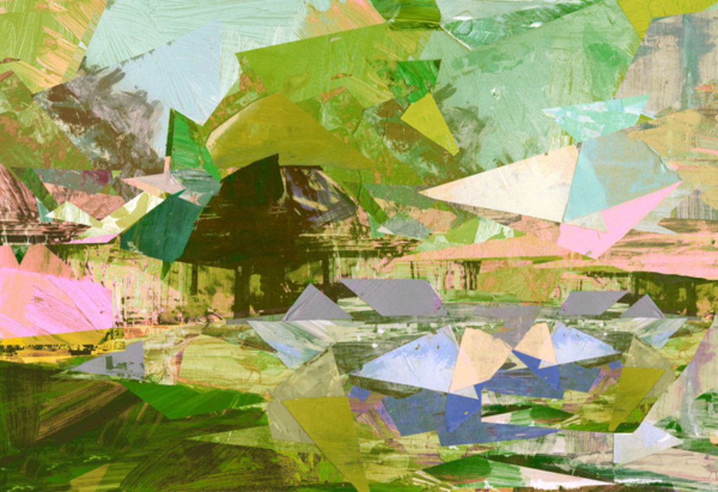 Detail of Pavilion, 2017, by David McConochie