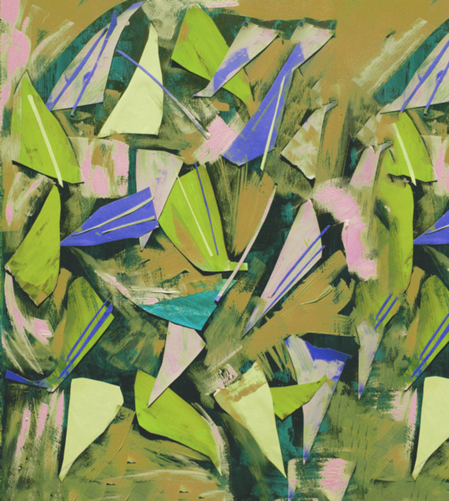 Detail of Ground Sample in Green, 2017 by David McConochie