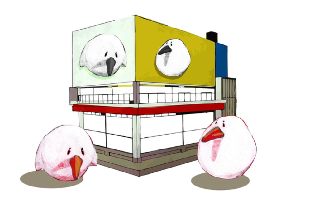 Detail of Burdiehouse, 2017 by Thomas MacGregor