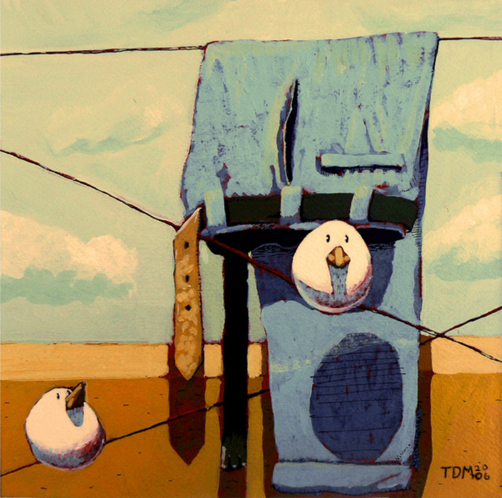 Detail of Oldenbirds trousers, 2006 by Thomas MacGregor