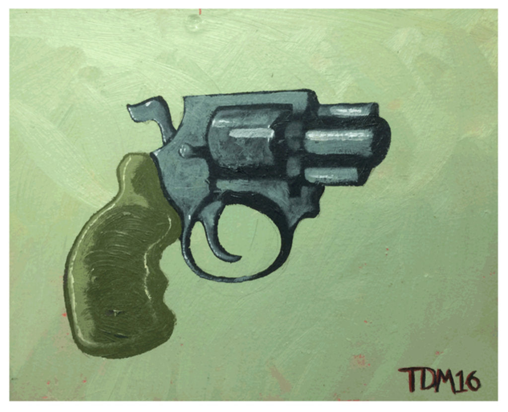 Detail of pistol, 2016 by Thomas MacGregor