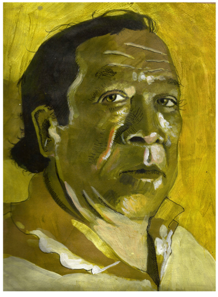 Detail of Roberto the fur seller, 2008 by Thomas MacGregor