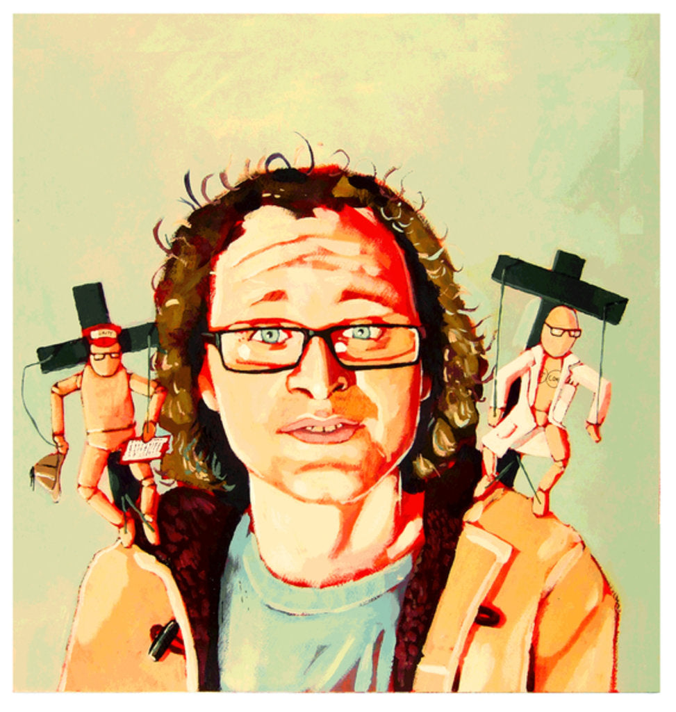 Detail of Simon, hello, 2007 by Thomas MacGregor