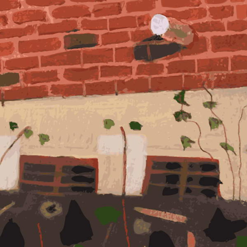 Detail of Hackney marshes Cricket pavilion air vent #2 detail, 2017 by Thomas MacGregor