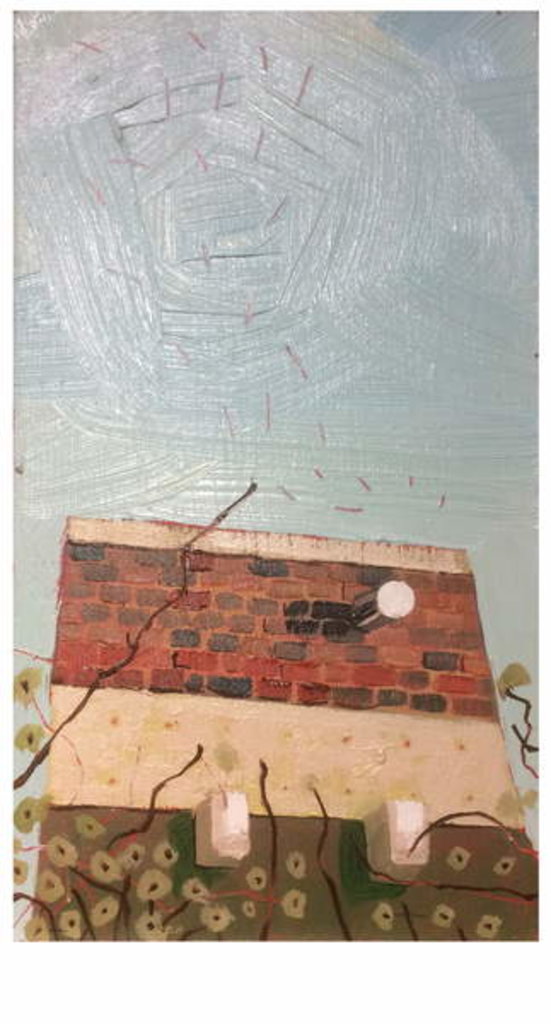 Detail of Hackney marshes Cricket pavilion air vent, 2017 by Thomas MacGregor