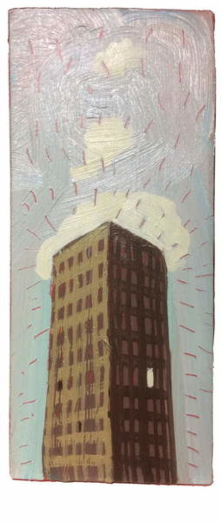 Detail of Tower block #2, 2017 by Thomas MacGregor