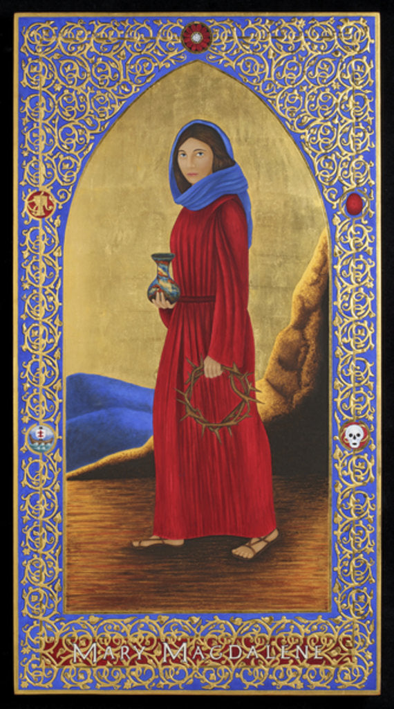 Detail of Mary Magdalene, 2016 by Jodi Simmons