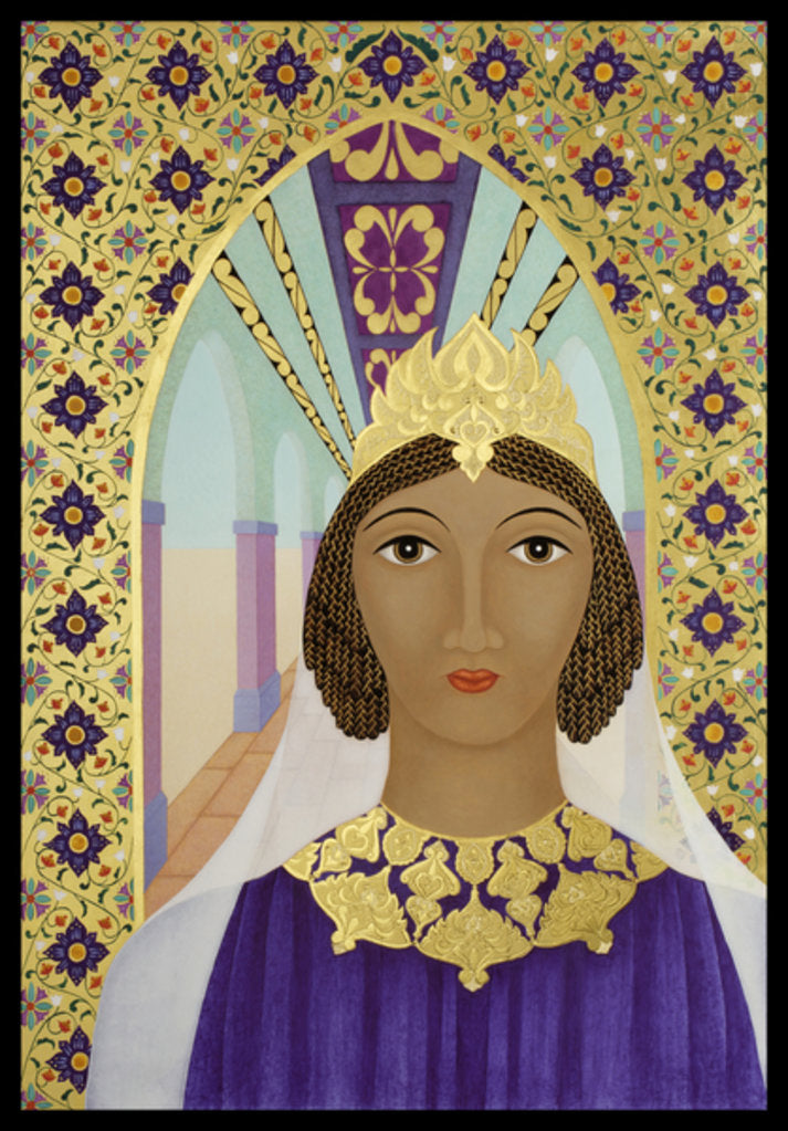 Detail of Queen Esther, 2014 by Jodi Simmons