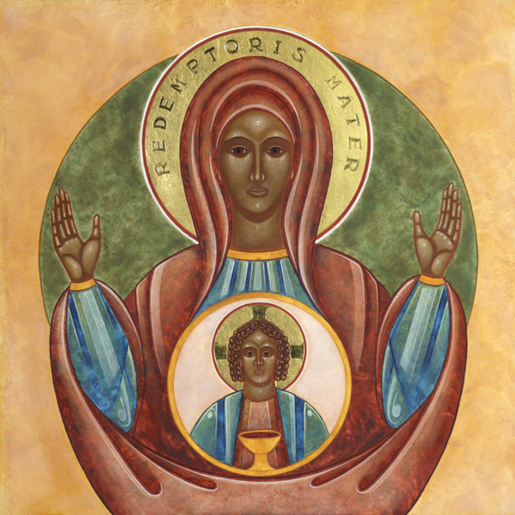 Detail of Redemptoris Mater, 2010 by Jodi Simmons