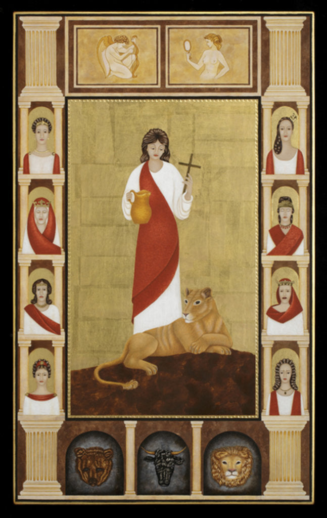 Detail of Saint Thecla, 2014 by Jodi Simmons