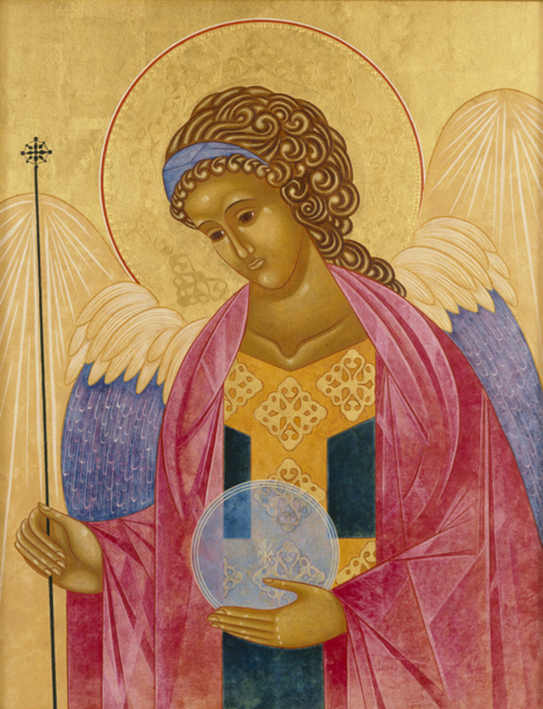 Detail of Archangel Michael, 2003 by Jodi Simmons