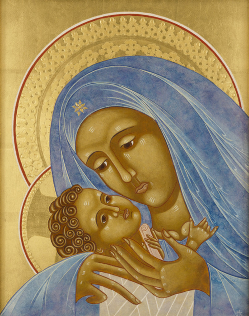 Detail of Mother of God Korsun, 2005 by Jodi Simmons