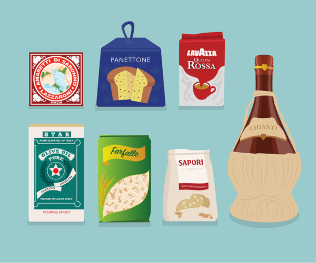 Detail of Italian Deli, 2017 by Claire Huntley