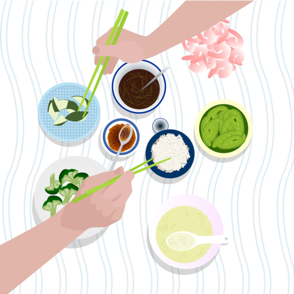 Detail of Food by @Melisswoks, 2017 by Claire Huntley