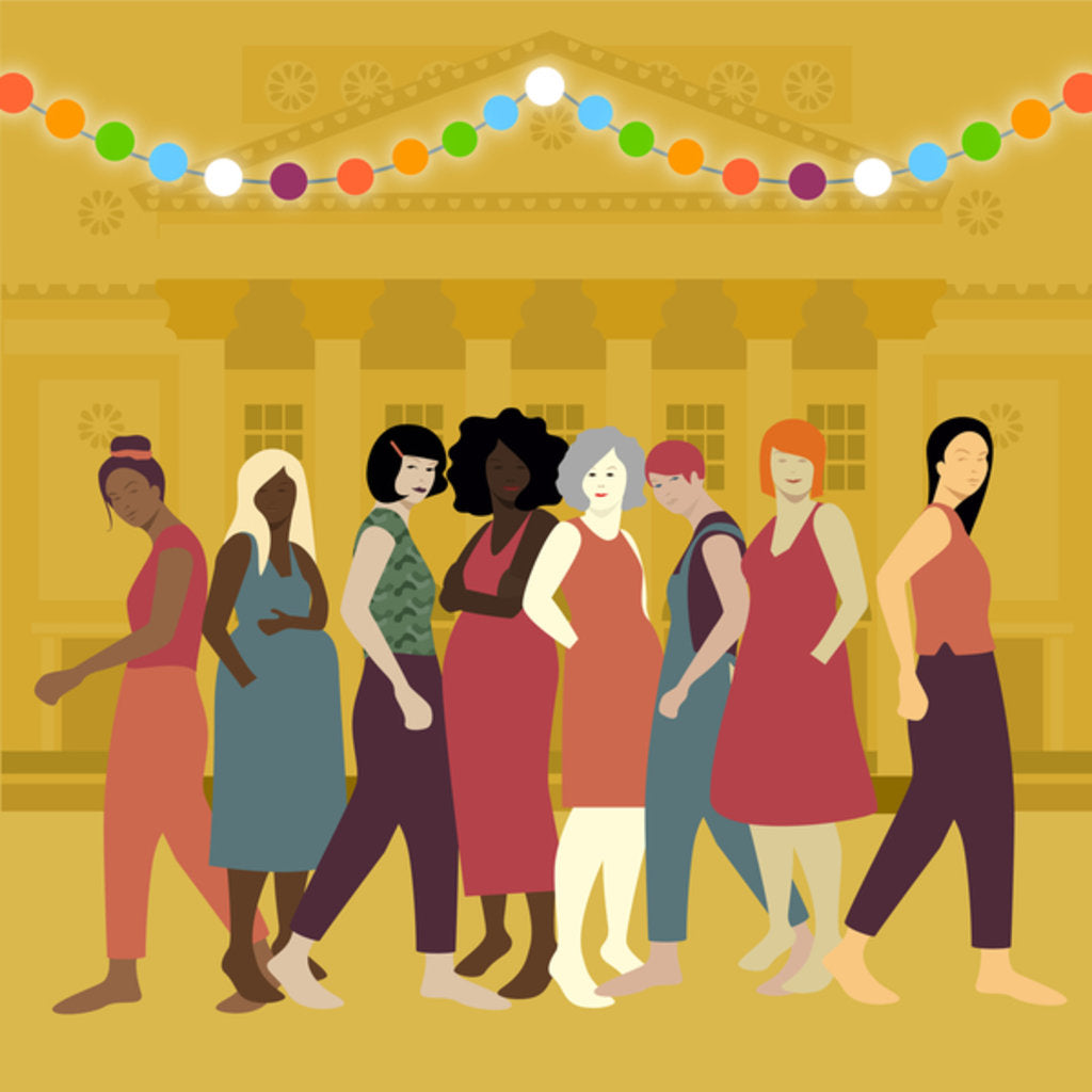 Detail of All of Us, 2017 by Claire Huntley