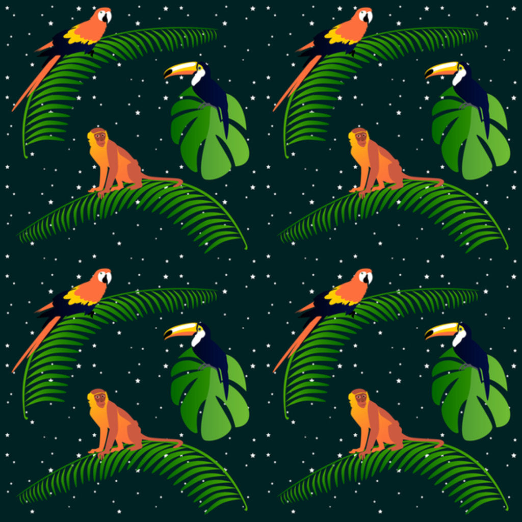 Detail of Jungle Fever, 2017 by Claire Huntley