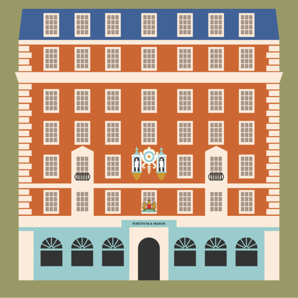 Detail of Fortnum and Mason, Piccadilly, 2017 by Claire Huntley