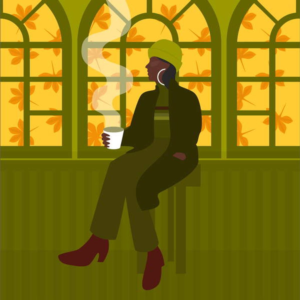 Detail of Autumnal Feeling, 2017 by Claire Huntley