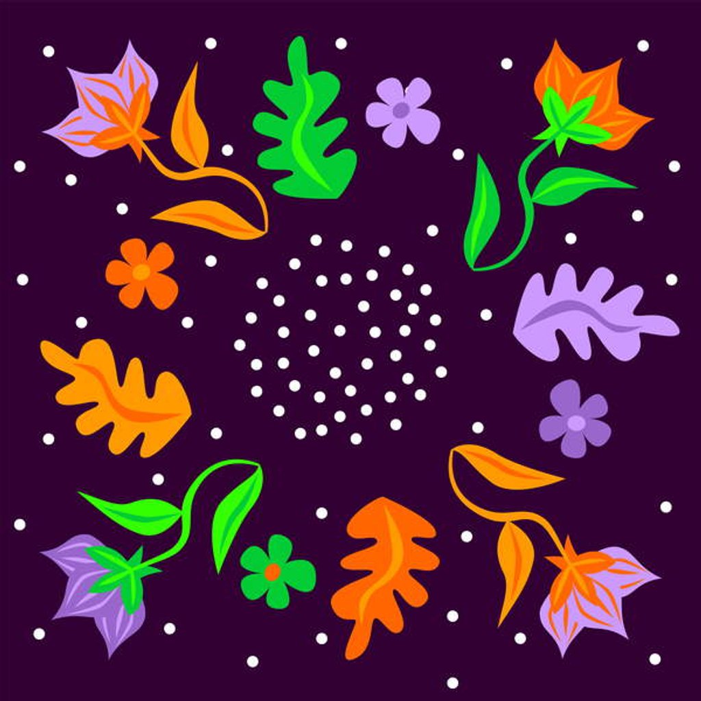 Detail of Midnight Garden, 2019 by Claire Huntley