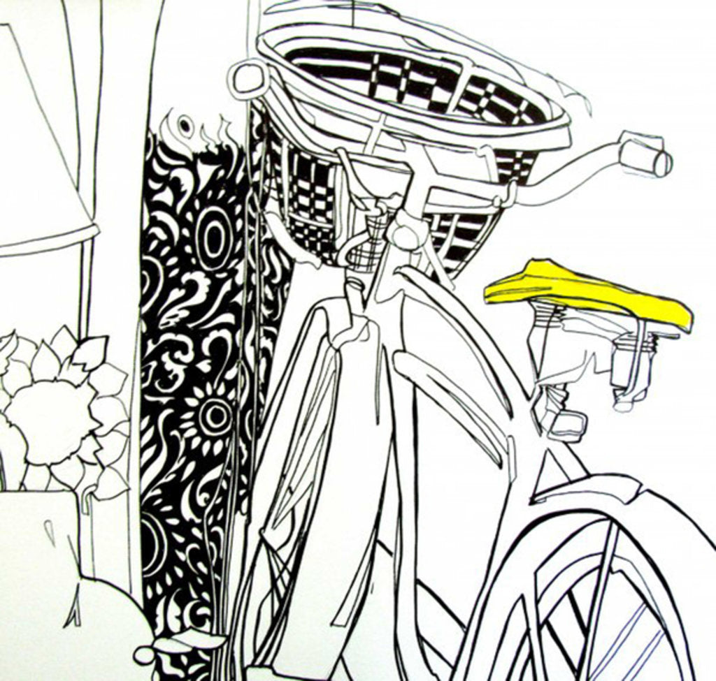 Detail of Katie's Bike, 1916 by Linda Arthurs