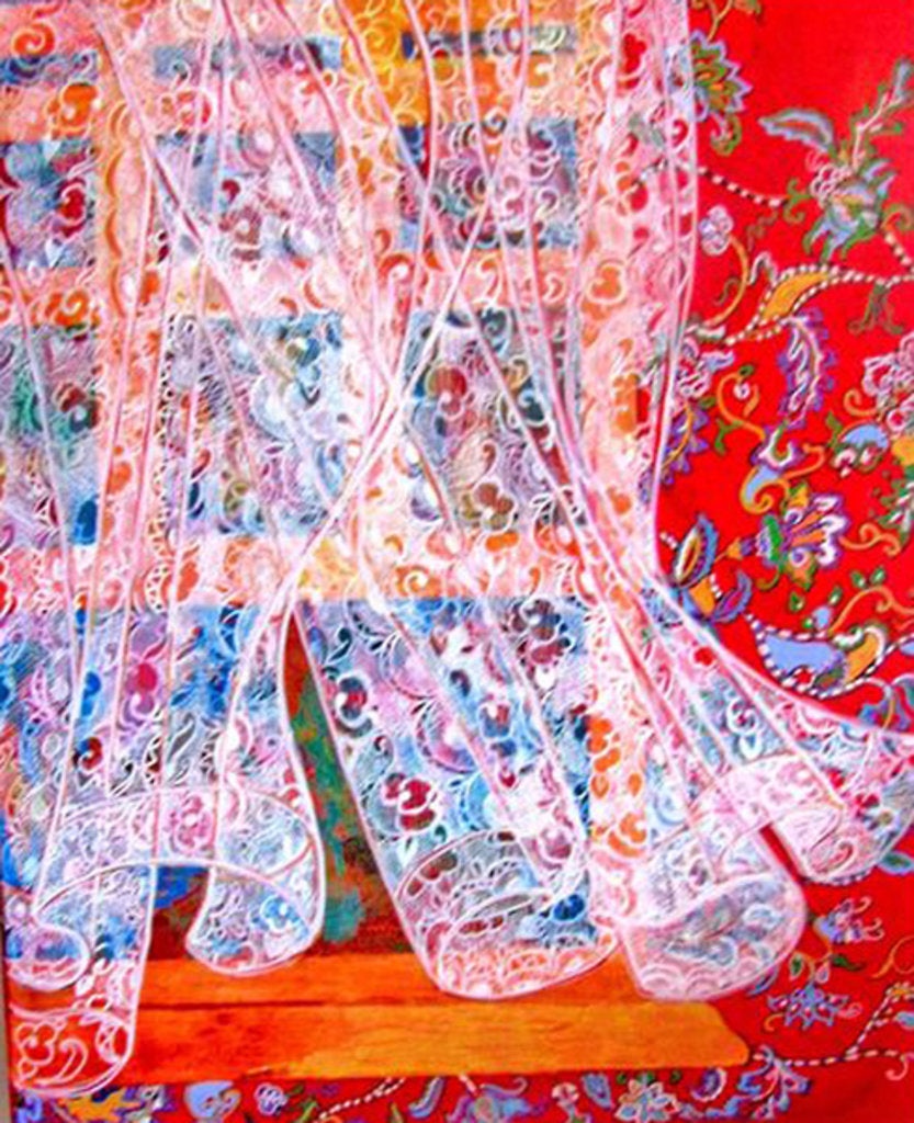 Detail of Cottage Wind, 2015 by Linda Arthurs