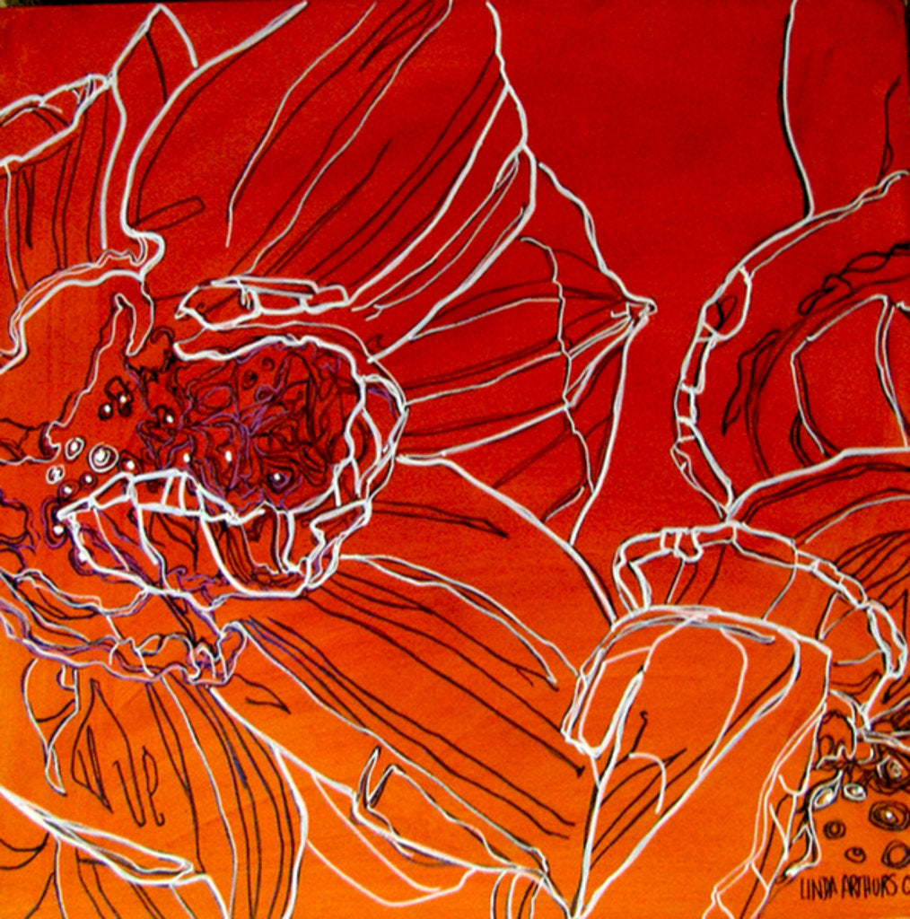 Detail of flowers, by Linda Arthurs