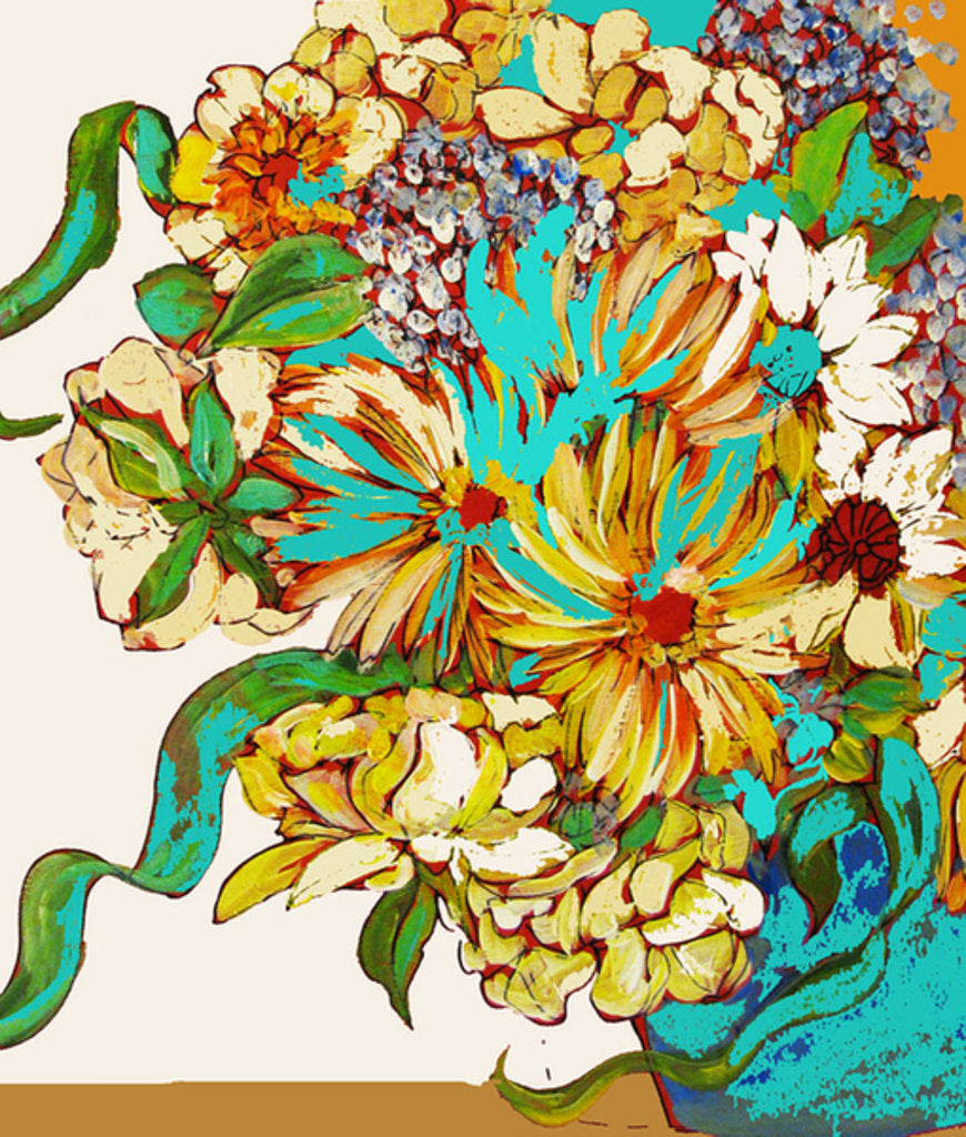 Detail of SPRING BOUQUET, 2016 by Linda Arthurs