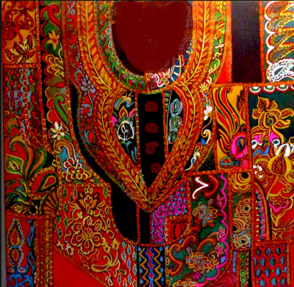 Detail of INDIA KURTA, 2017 by Linda Arthurs