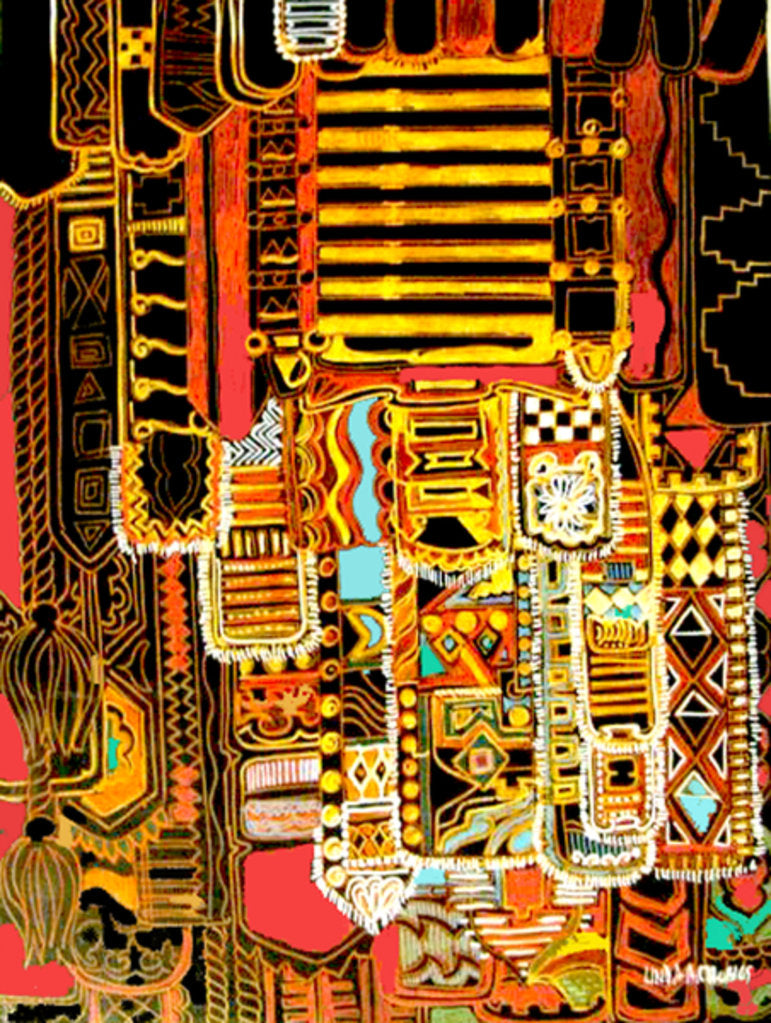 Detail of Aboriginal Motif, 2014 by Linda Arthurs