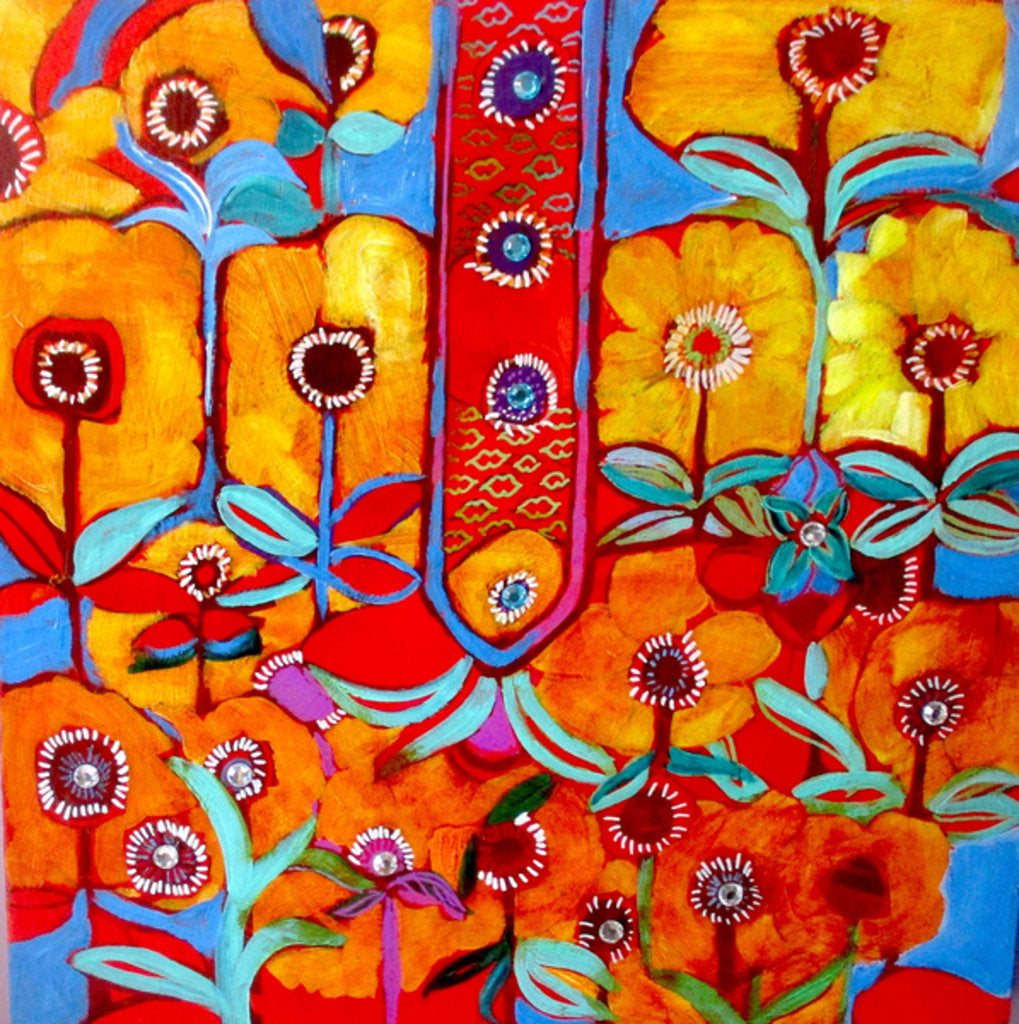 Detail of Shirt piece India, 2014 by Linda Arthurs