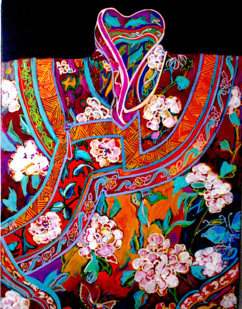 Detail of Chinese Jacket, 2016 by Linda Arthurs