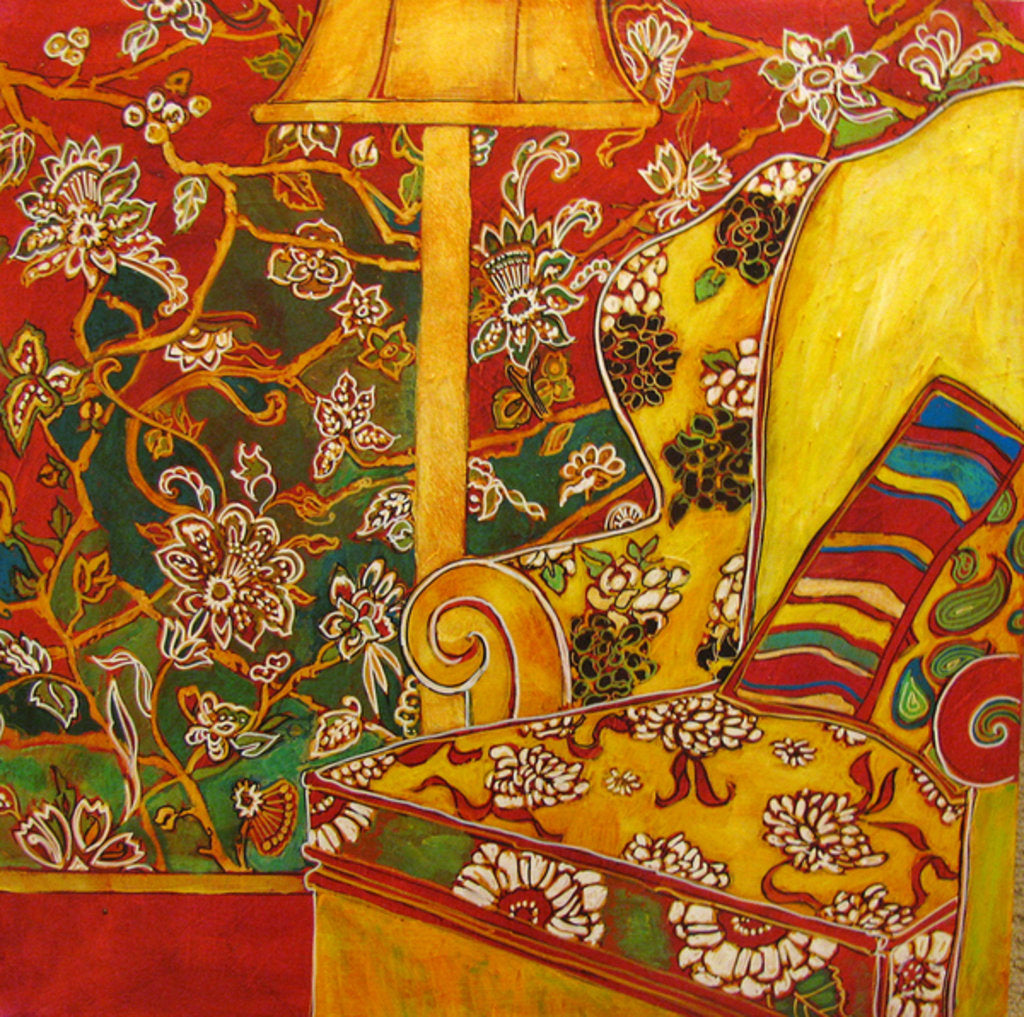 Detail of Living room chair, 2016 by Linda Arthurs