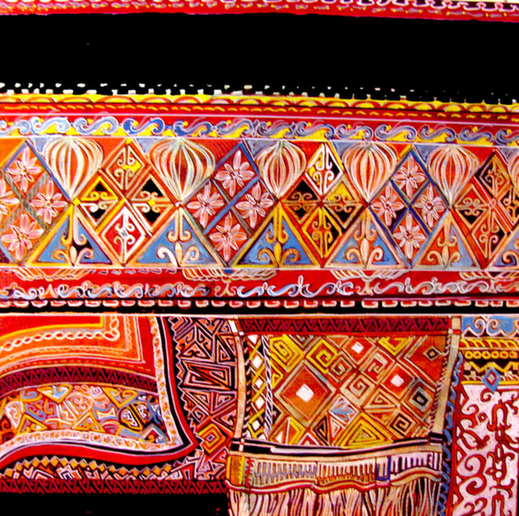 Detail of Border design, 2013 by Linda Arthurs