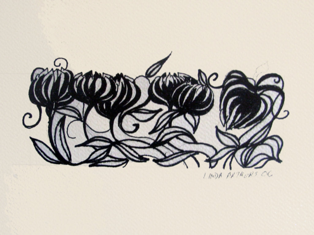 Detail of Crocus, 2014 by Linda Arthurs