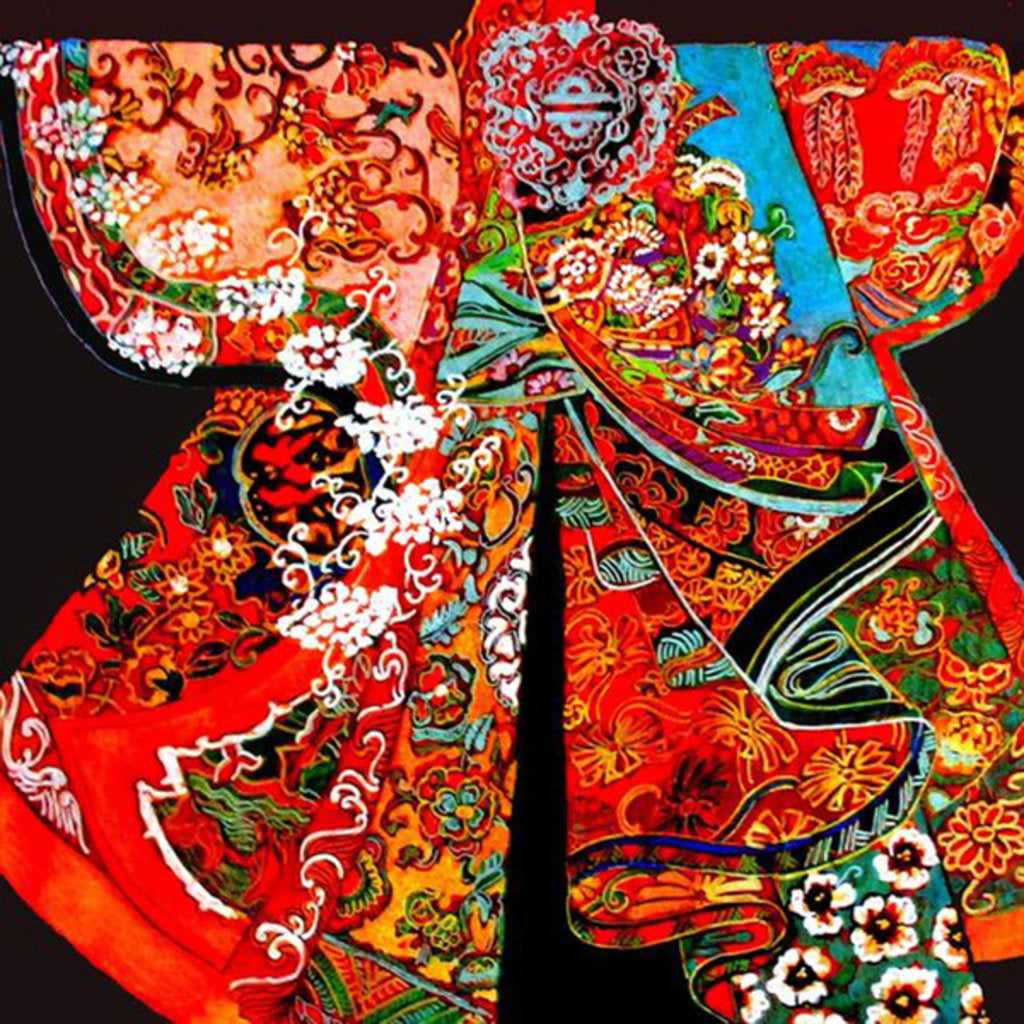 Detail of Kimono, 2014 by Linda Arthurs