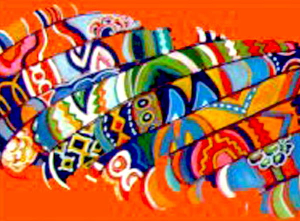 Detail of Bangles, 2015 by Linda Arthurs