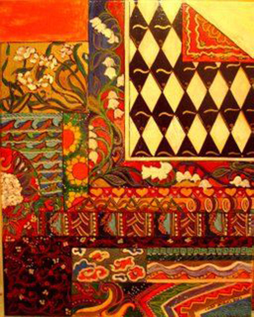 Detail of Detailed favorite designs, 2012 by Linda Arthurs