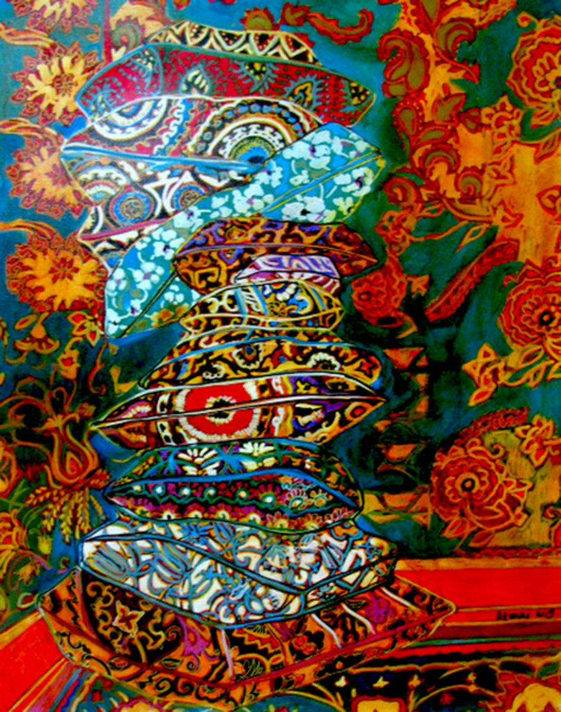 Detail of Pile of Pillows, 2013 by Linda Arthurs