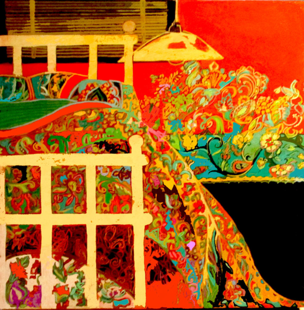 Detail of Winter Bedroom, 2017 by Linda Arthurs